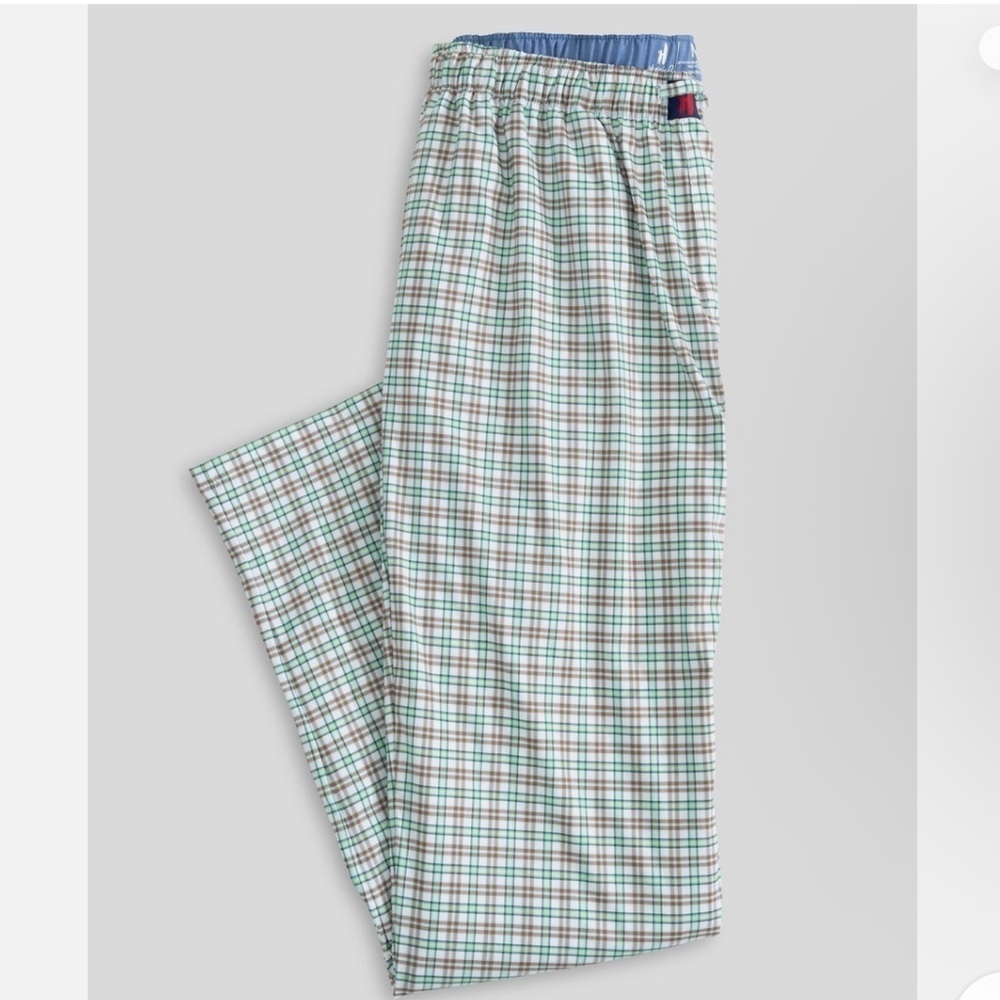 Johnnie-O Wallace Pajama Pant Haze Green Size Small excellent like-new condition
